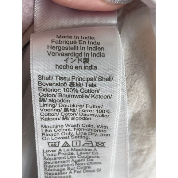 Button Down J.Crew Shirt Dress with Colorful Rainbow Stripes Size 8 - Picture 8 of 10